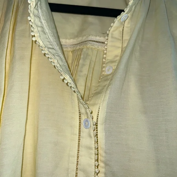Madewell size small yellow billowy flow top - now in stores - Picture 8 of 12